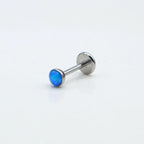 Iridescent Round Opal threadless push-pin detail 5