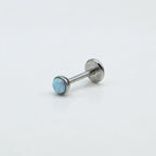 Iridescent Round Opal threadless push-pin detail 6
