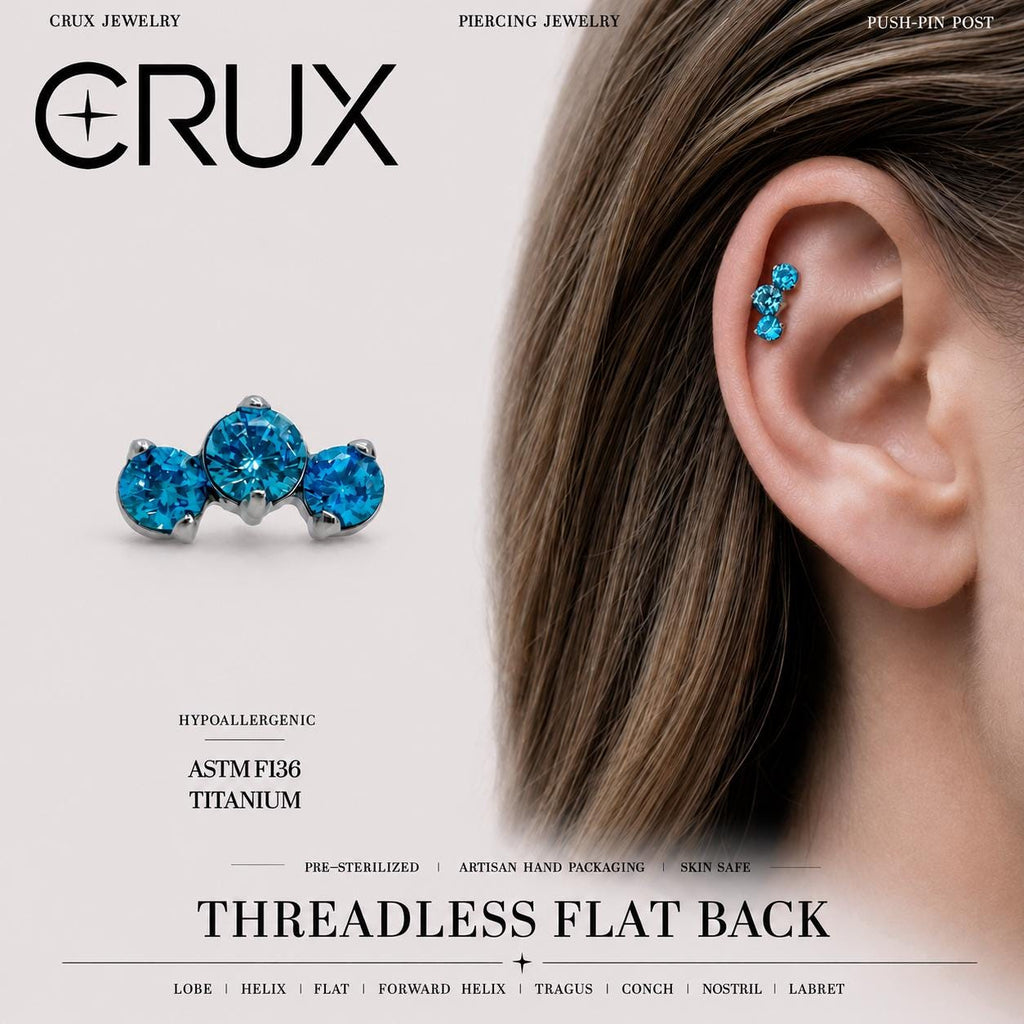 ETSY 4563500687 | IMAGE 1 | Triple Gem Cluster