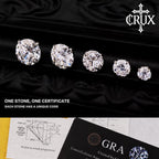 Royal Purple Moissanite Flat Back Stud - product image 8
