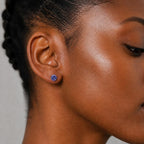 ETSY 4553756849 | IMAGE 2 | Royal Purple Moissanite Flat Back Stud