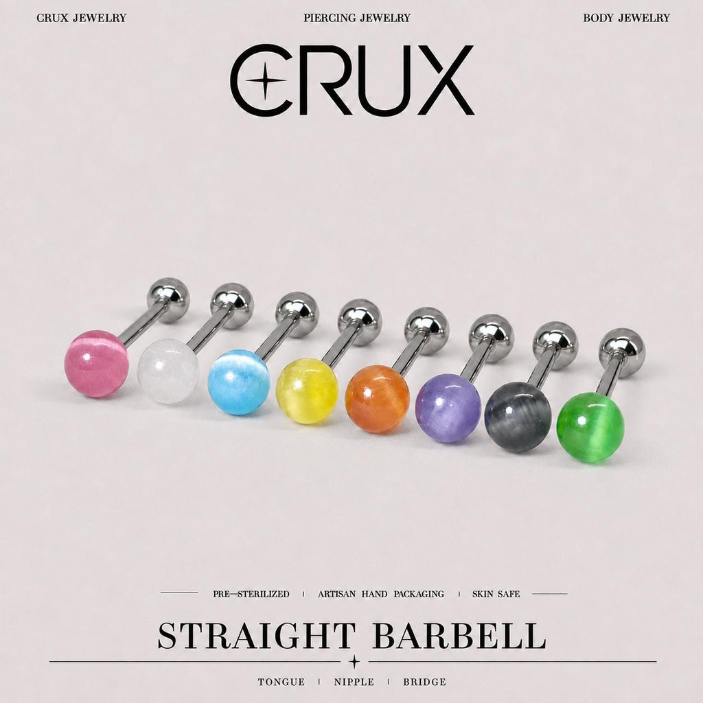 Silky Cat Eye Titanium Barbell