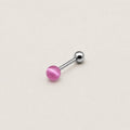 Silky Cat Eye Titanium Barbell detail 11