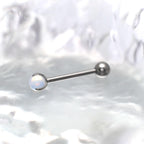 Pastel Opalite Titanium Barbell detail 9