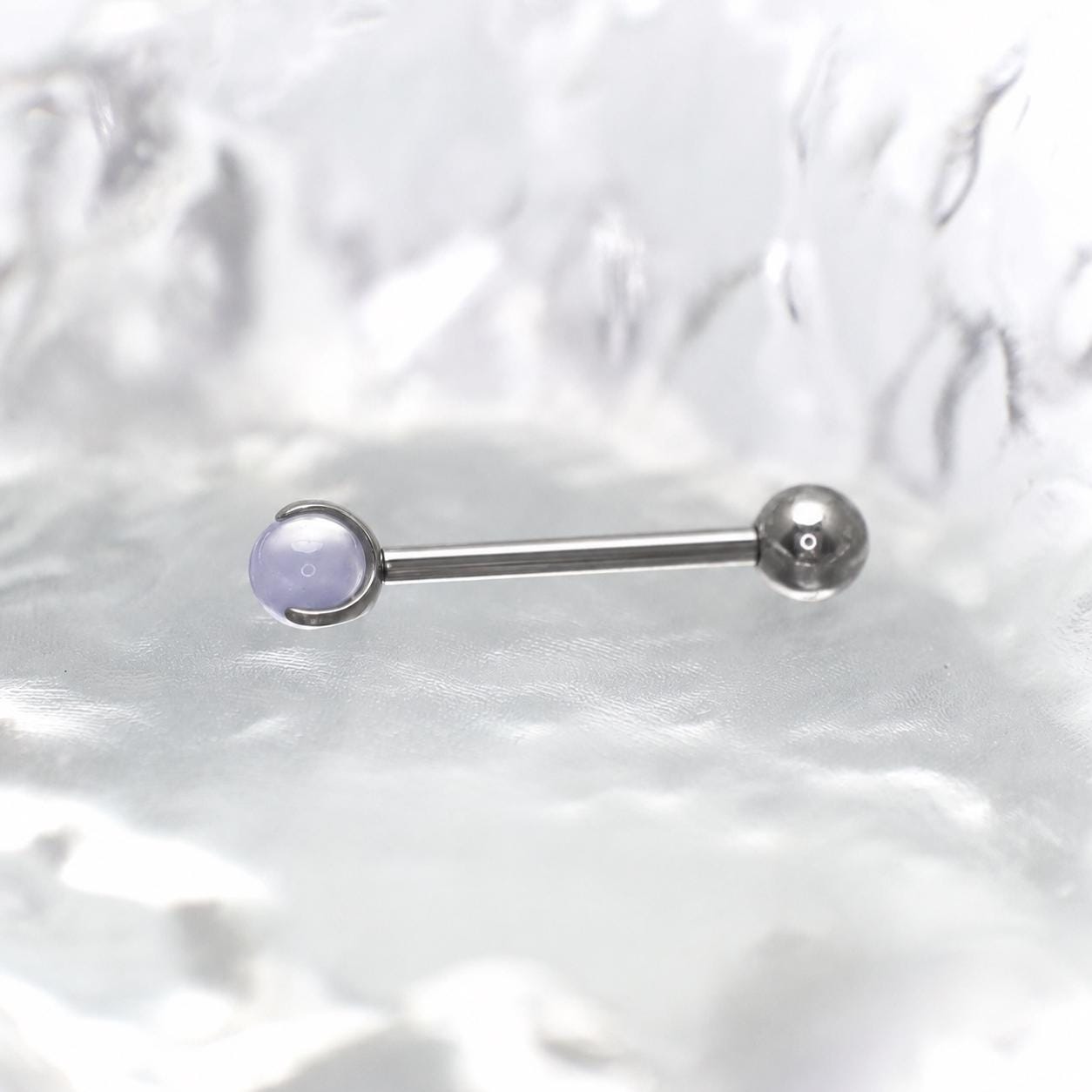 Pastel Opalite Titanium Barbell detail 10