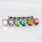 Mermaid Scale Titanium Barbell detail 9