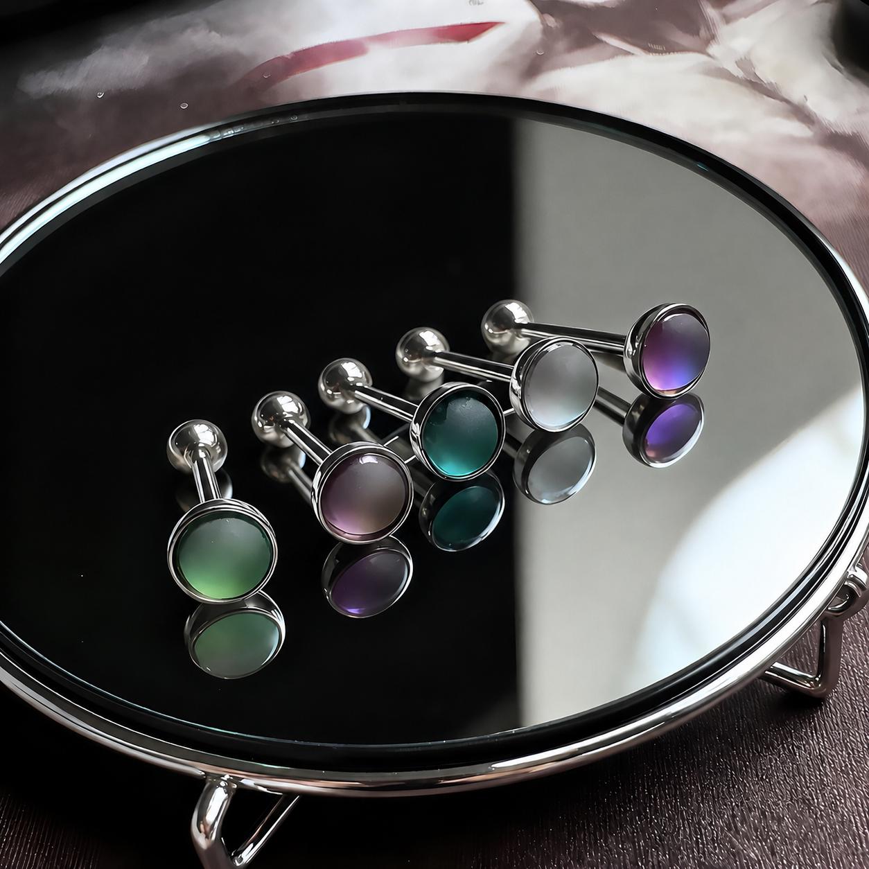 Pastel Macaron Titanium Barbell detail 3