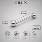 Essential Titanium Barbell detail 11