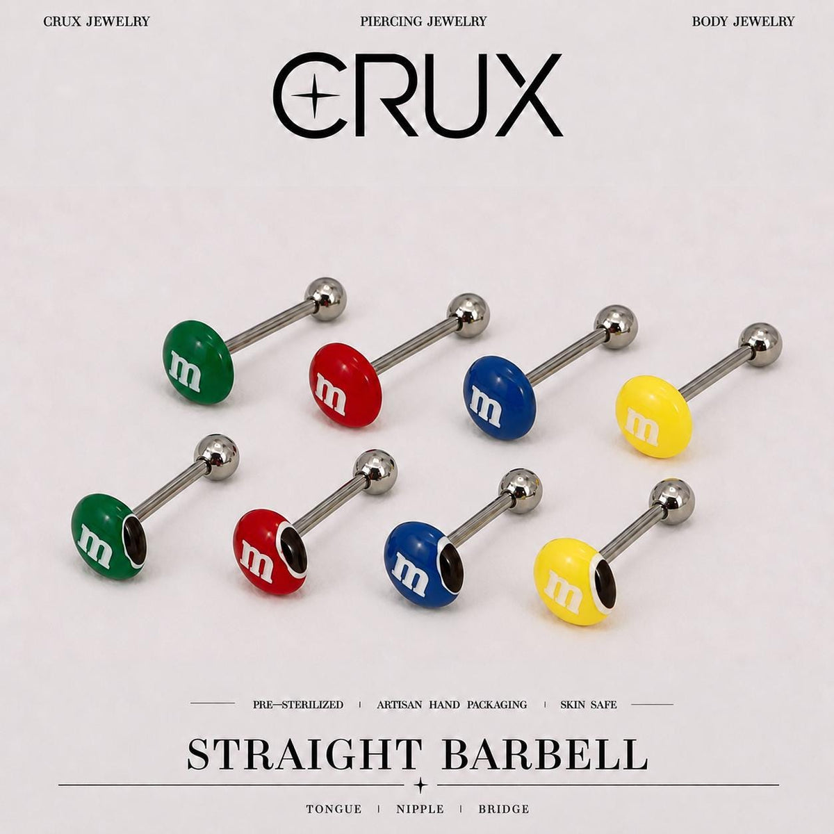 Candy M Titanium Barbell