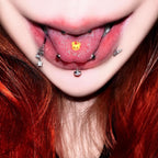 Kawaii Bunny & Bear Titanium Barbell detail 5
