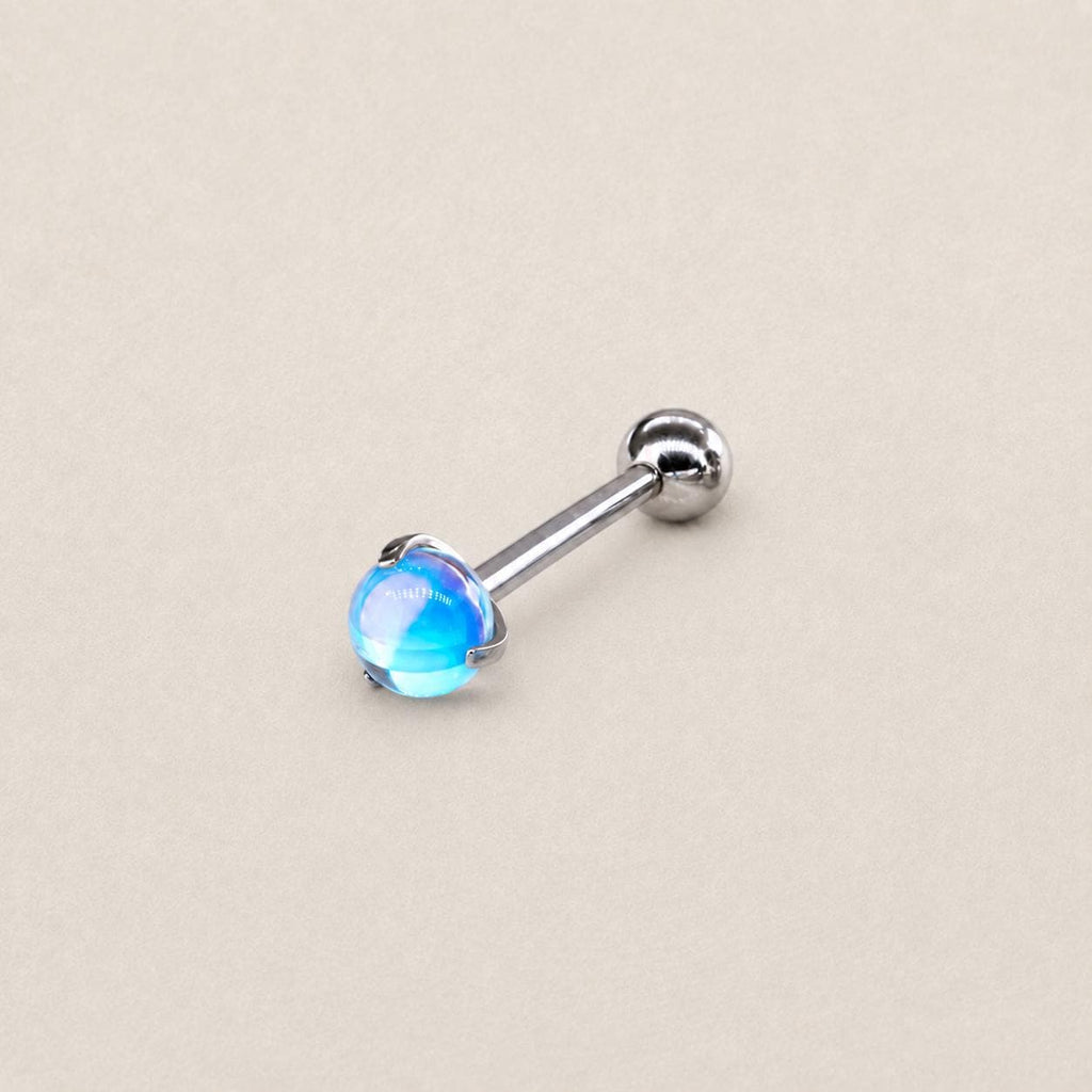 Moonlight Stone Titanium Barbell detail 5