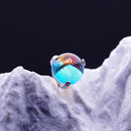 Moonlight Stone Titanium Barbell detail 9