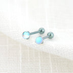 Moonlight Stone Titanium Barbell detail 12