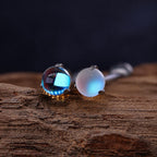 Moonlight Stone Titanium Barbell detail 14