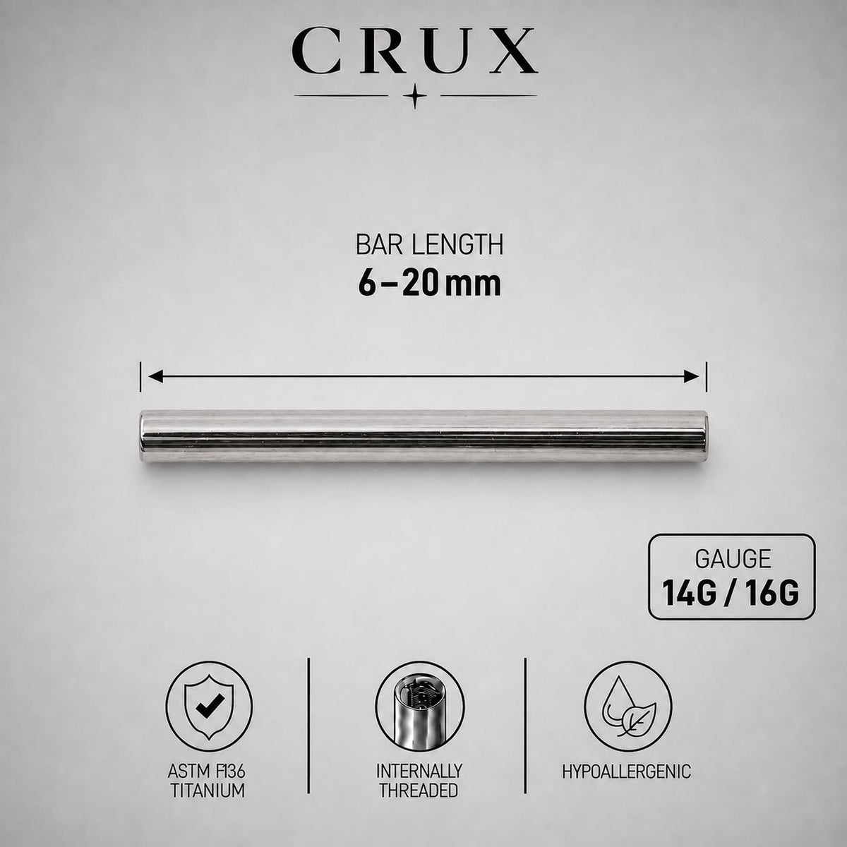 Titanium Barbell Post detail 18