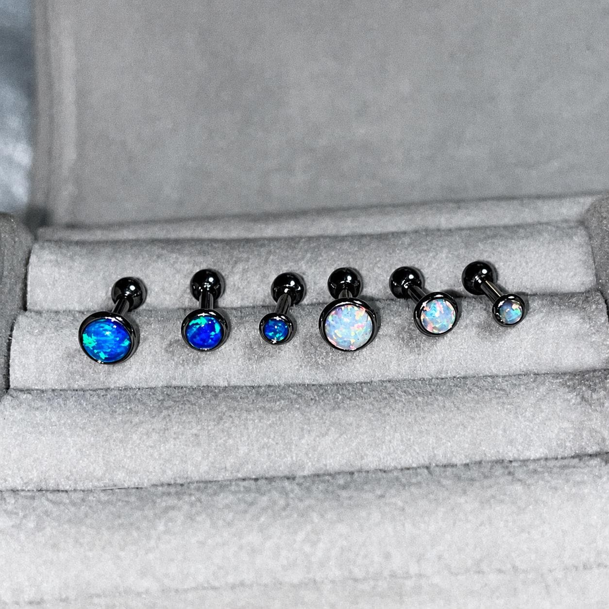 Australian Opal Titanium Barbell detail 9