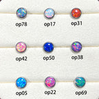 Australian Opal Titanium Barbell detail 12