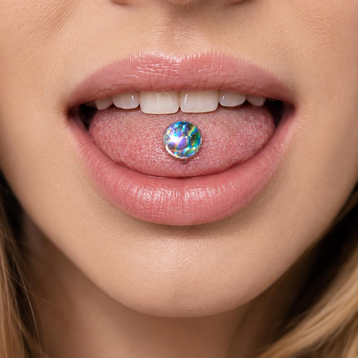 ETSY 4565848478 | IMAGE 3 | Mermaid Scale Titanium Barbell