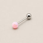 ETSY 4565924018 | IMAGE 10 | Fire Opal Titanium Barbell