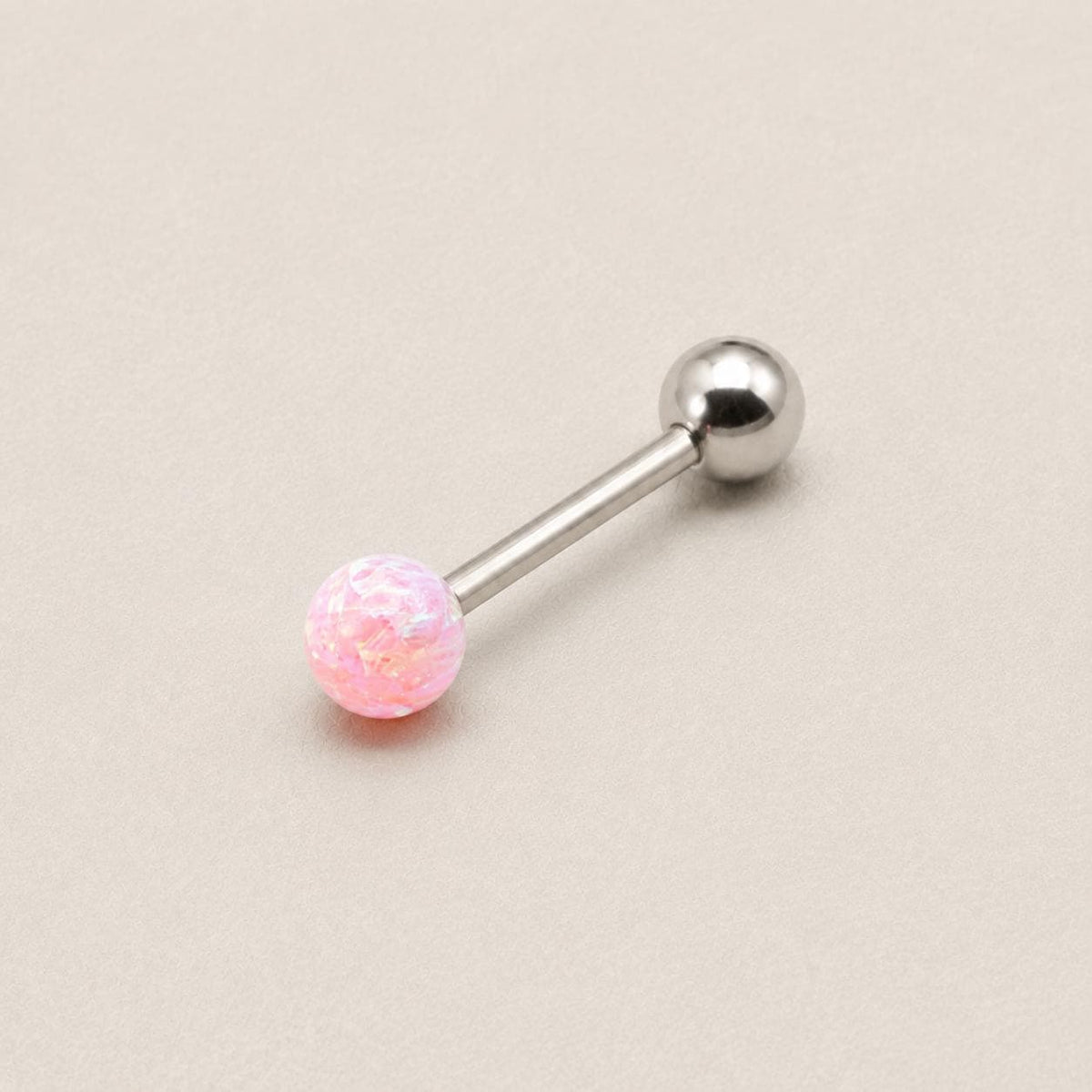 ETSY 4565924018 | IMAGE 10 | Fire Opal Titanium Barbell