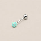 ETSY 4565924018 | IMAGE 7 | Fire Opal Titanium Barbell