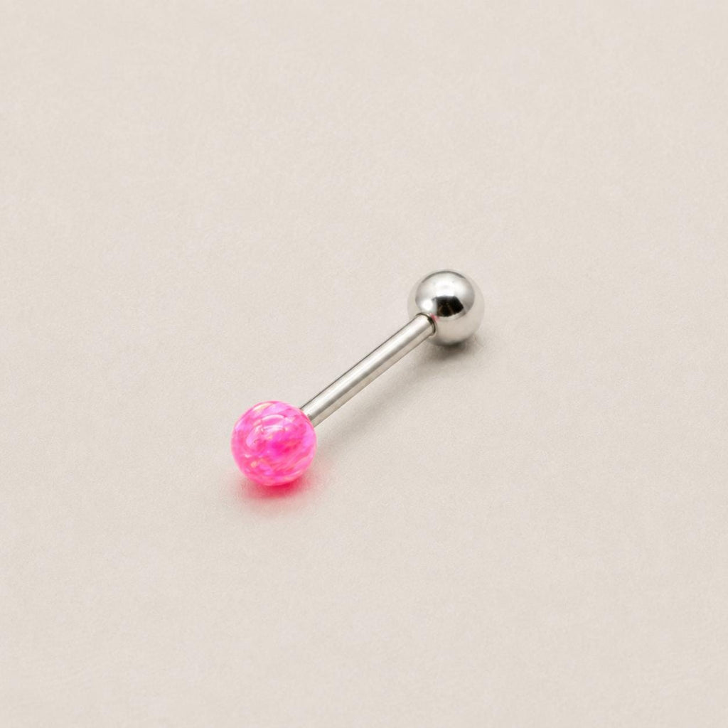 ETSY 4565924018 | IMAGE 8 | Fire Opal Titanium Barbell