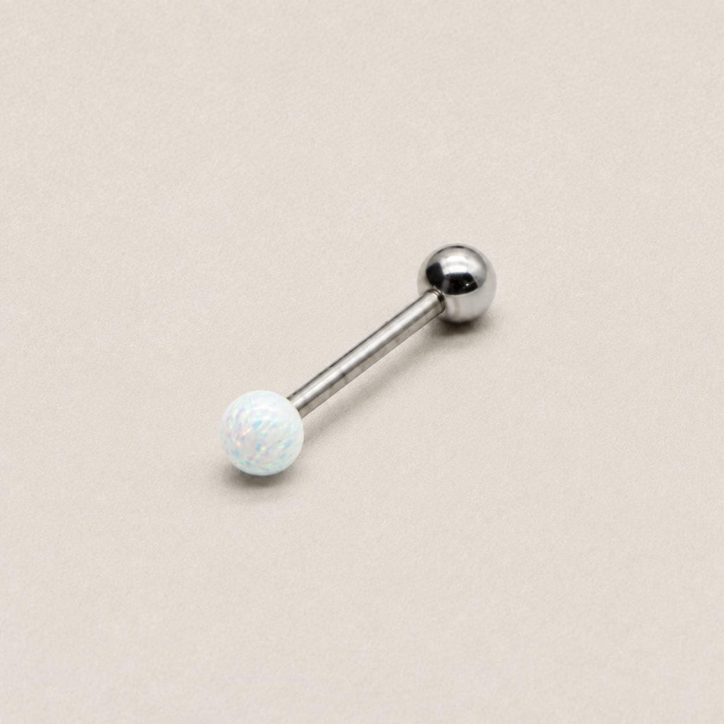ETSY 4565924018 | IMAGE 9 | Fire Opal Titanium Barbell