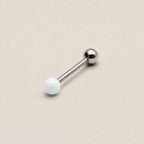 ETSY 4565924018 | IMAGE 9 | Fire Opal Titanium Barbell