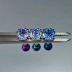 ETSY 4566480218 | IMAGE 7 | Rose Cut CZ Titanium Barbell