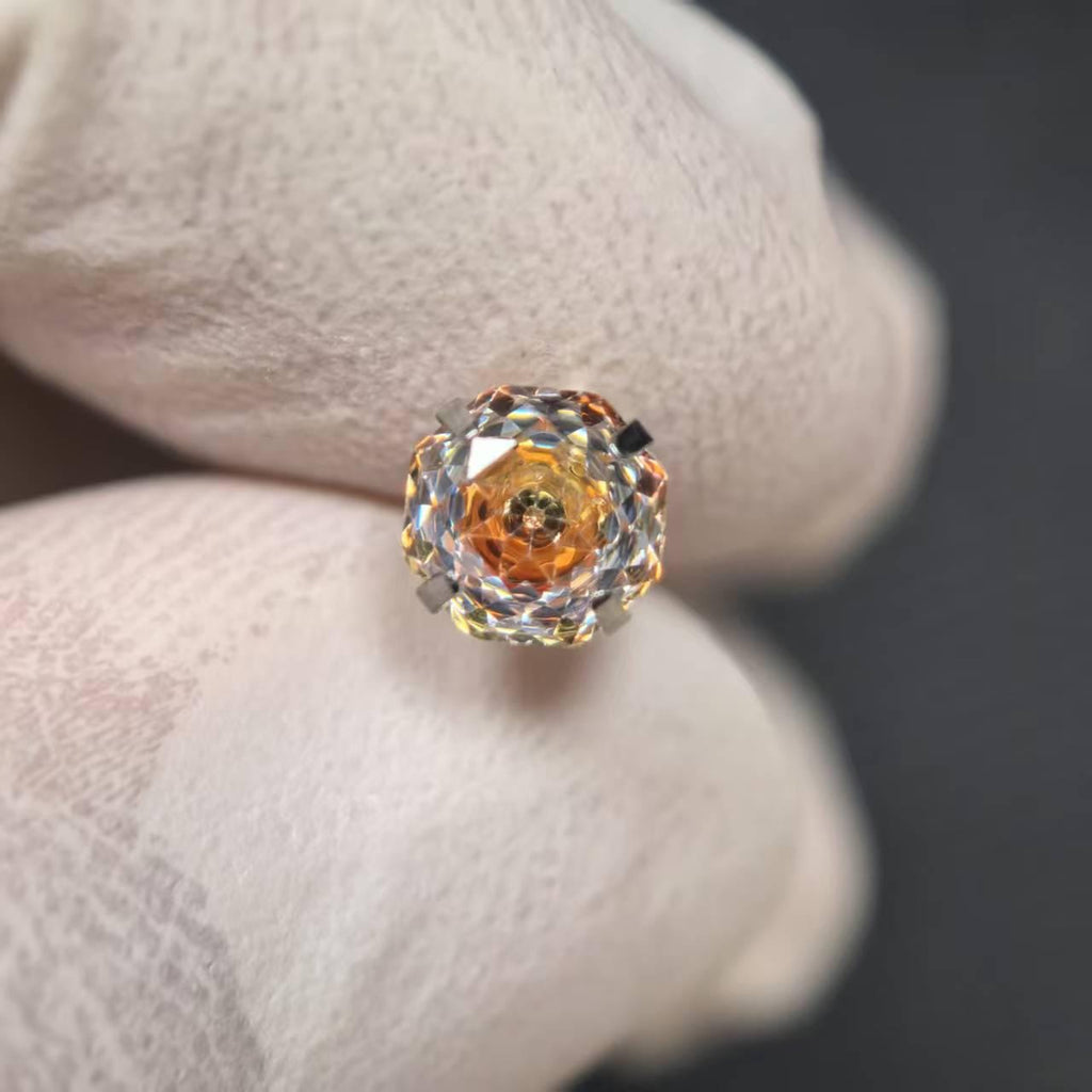 ETSY 4566480218 | IMAGE 8 | Rose Cut CZ Titanium Barbell