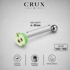 ETSY 4567131893 | IMAGE 11 | Apple Slice Titanium Barbell