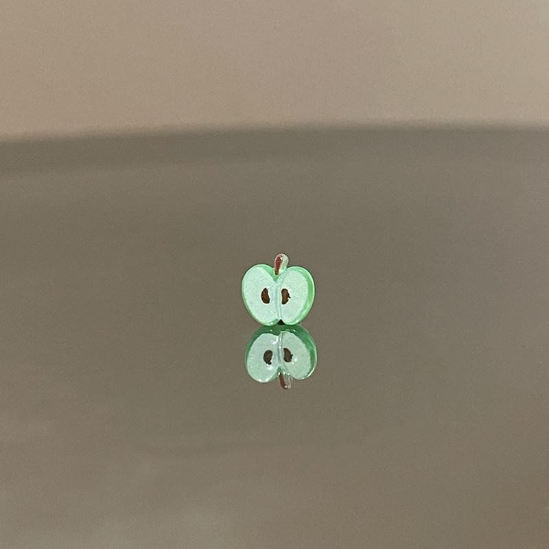 ETSY 4567131893 | IMAGE 9 | Apple Slice Titanium Barbell