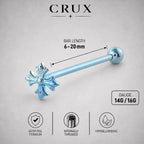 ETSY 4567134963 | IMAGE 13 | Snowflake Titanium Barbell