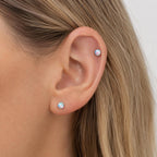 Round Opal F136 Titanium flat-back jewelry image 03