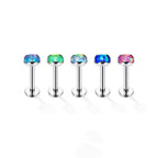 Round Opal F136 Titanium flat-back jewelry image 06