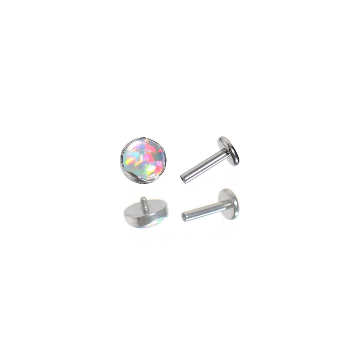Round Opal F136 Titanium flat-back jewelry image 17