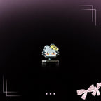 Pixel Opal F136 Titanium flat-back jewelry image 06