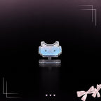 Pixel Opal F136 Titanium flat-back jewelry image 18