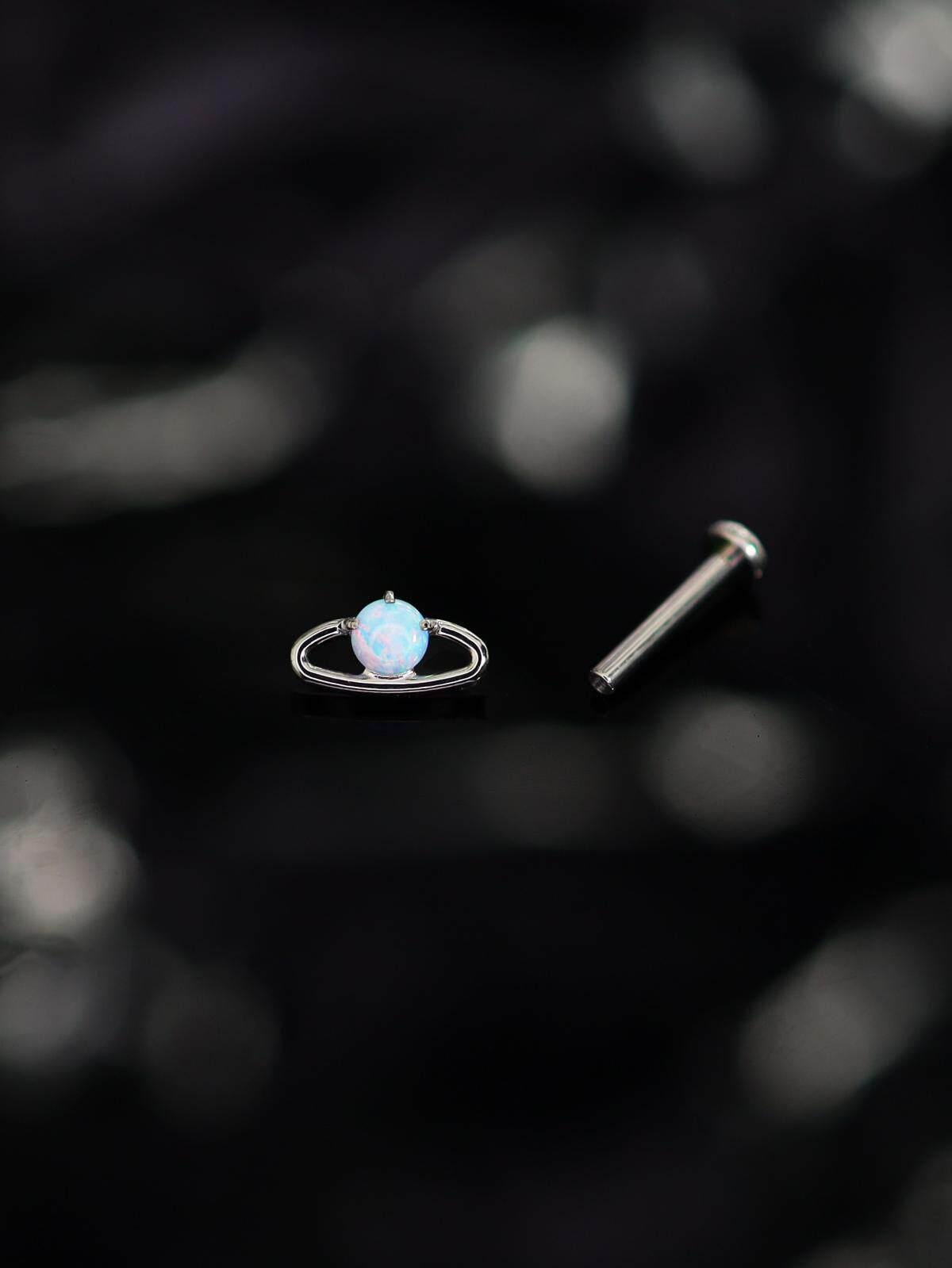 Saturn Opal F136 Titanium flat-back jewelry image 03