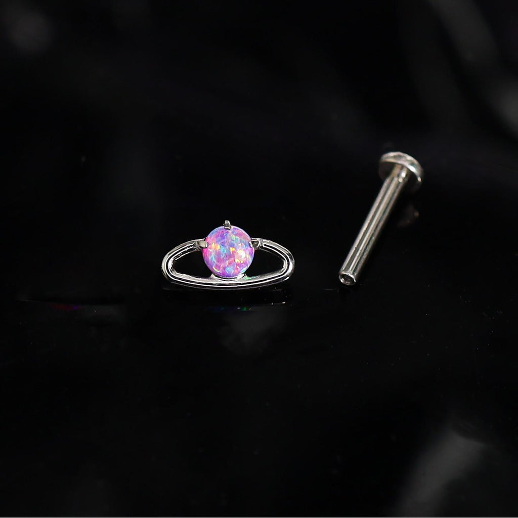 Saturn Opal F136 Titanium flat-back jewelry image 06
