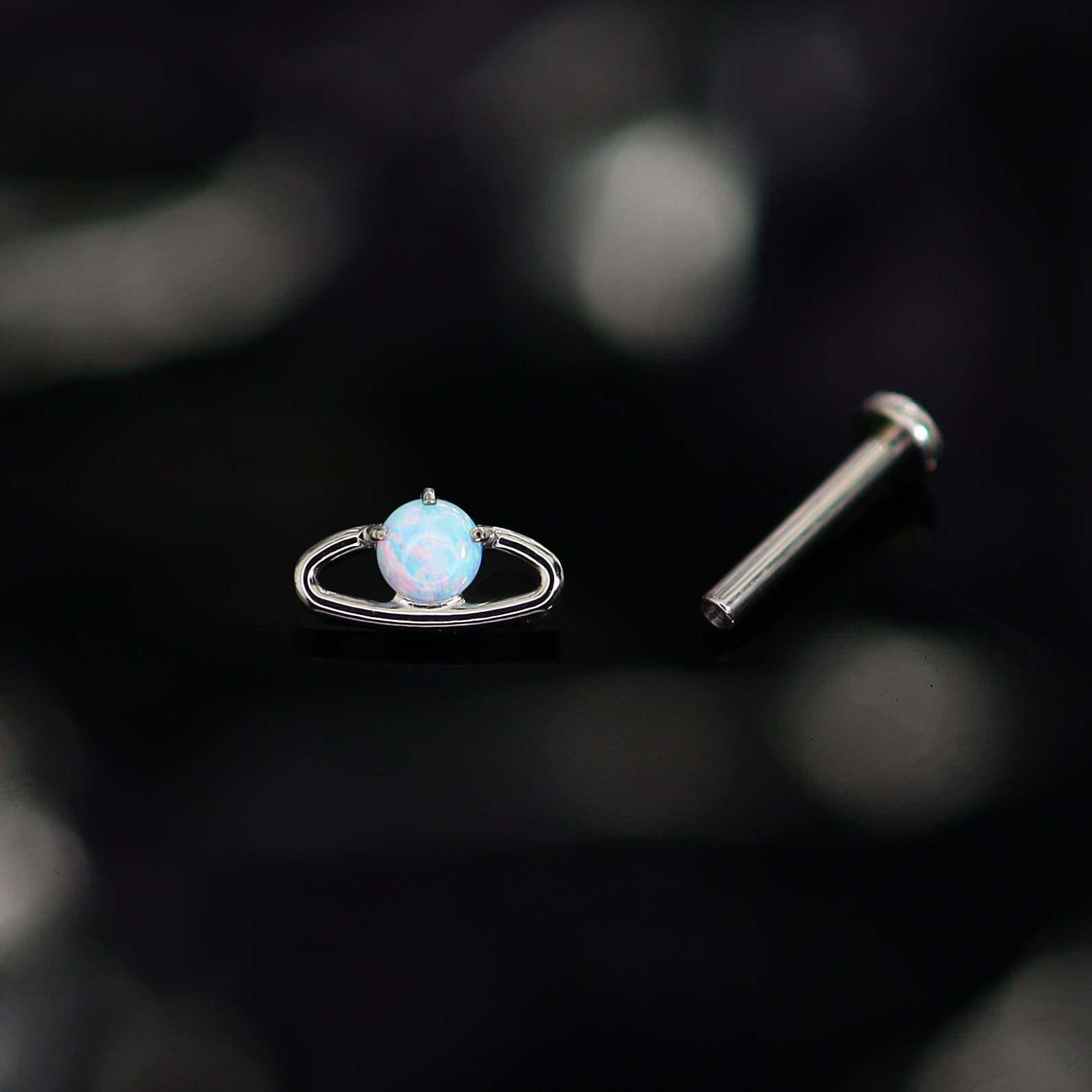 Saturn Opal F136 Titanium flat-back jewelry image 07