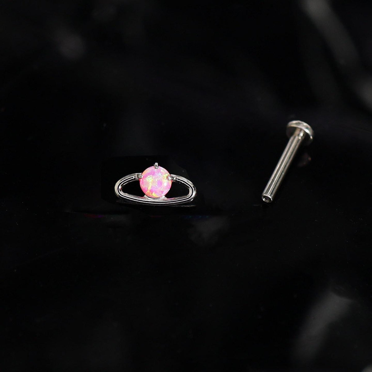 Saturn Opal F136 Titanium flat-back jewelry image 08