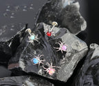 Opal Spider F136 Titanium flat-back jewelry image 02