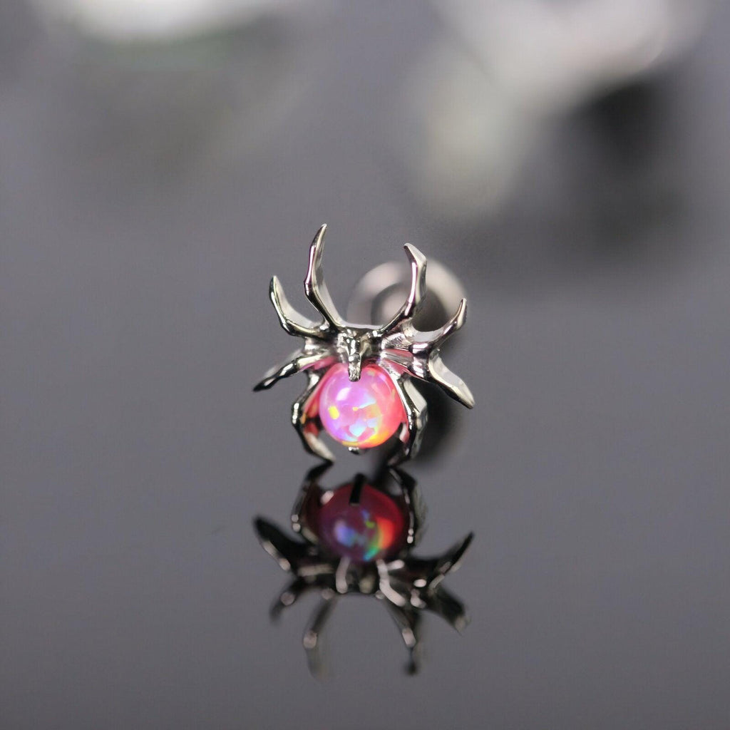 Opal Spider F136 Titanium flat-back jewelry image 03