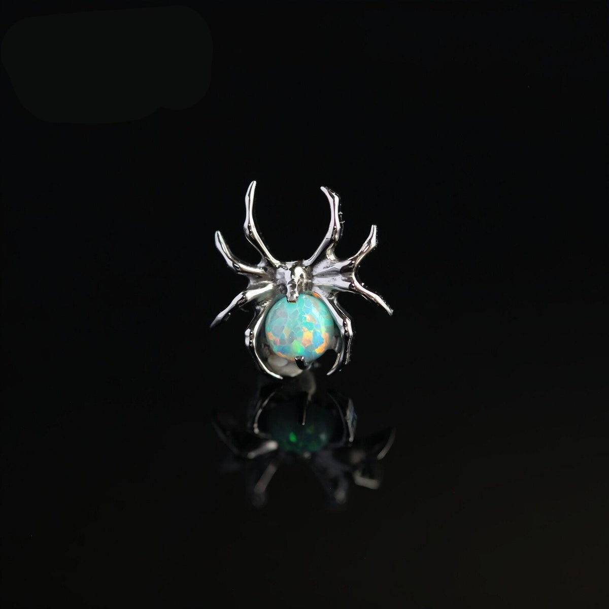 Opal Spider F136 Titanium flat-back jewelry image 04