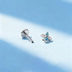 Crystal & Opal Clover F136 Titanium flat-back jewelry image 19