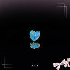 Opal Heart F136 Titanium flat-back jewelry image 04