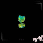 Opal Heart F136 Titanium flat-back jewelry image 05