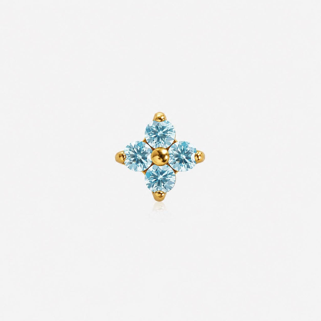 Four-Leaf Opal F136 Titanium flat-back jewelry image 11