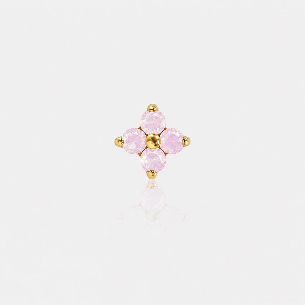 Four-Leaf Opal F136 Titanium flat-back jewelry image 12
